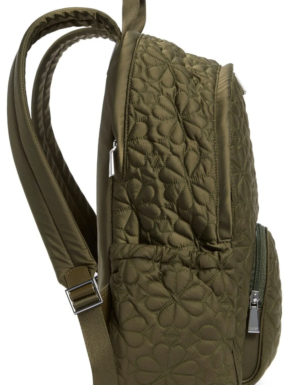 Kate Spade New York Large Tilly Quilted Backpack-Oolong Green NWT Authentic